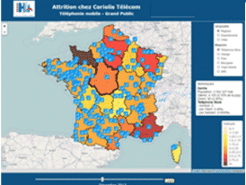 Outil de data visualisation d'HLi Lab - Attrition