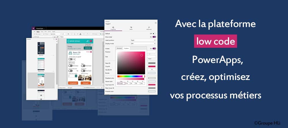 Low code PowerApps pour créer rapidement vos applications métiers