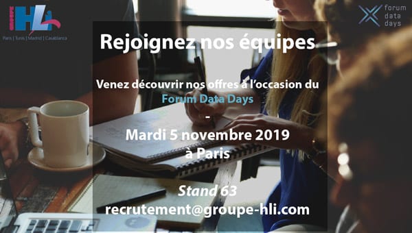 Le Groupe HLi au forum Data Days 2019