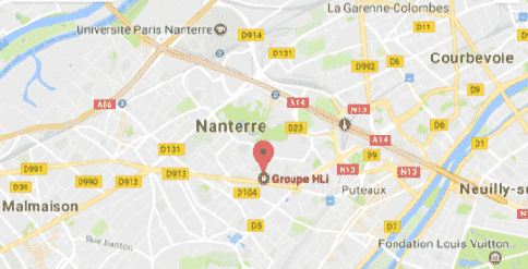 Venir chez le Groupe HLi à Nanterre